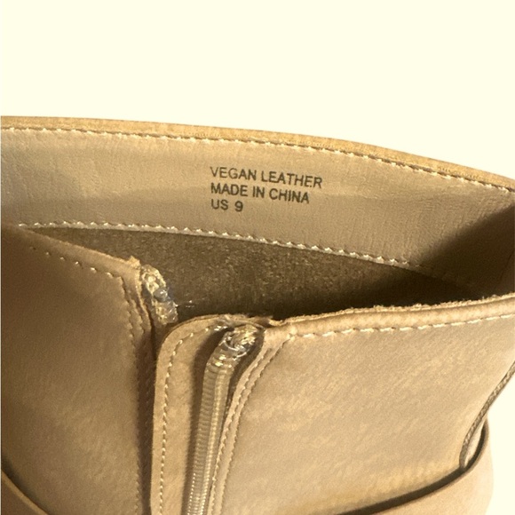 Oasis Society Jackson Pointed Toe Bootie Size 9 Khaki Zipper Closure NEW - Picture 8 of 10